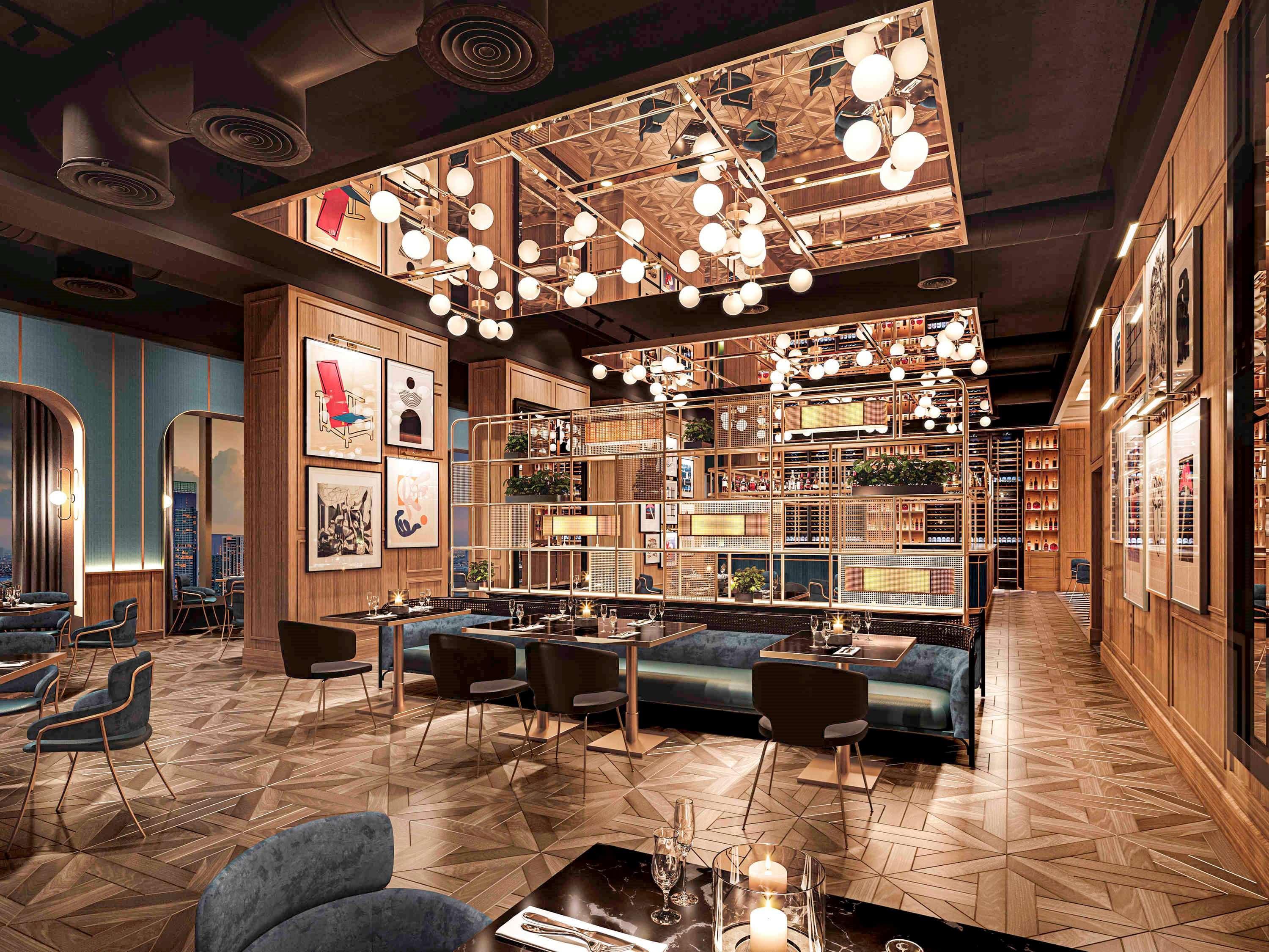 מלון Sofitel אדלייד מראה חיצוני תמונה The interior of the restaurant